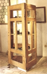 Reklamní vitrína z vyplňovaných dveří, ČK, skládka u bývalých dveří, Špičák 194, patrně - 1914