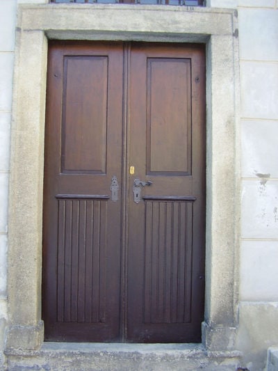 Inspirace, Zámek 1. nádvoří, klasicistní dveře, Český Krumlov