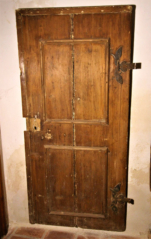 Svlakové dveře s naznačením vyplní lištami, ČK, Široká ulice, patrně renesancelice, patrně renesance